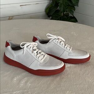 Cole Haan White and Red Men's Sneakers